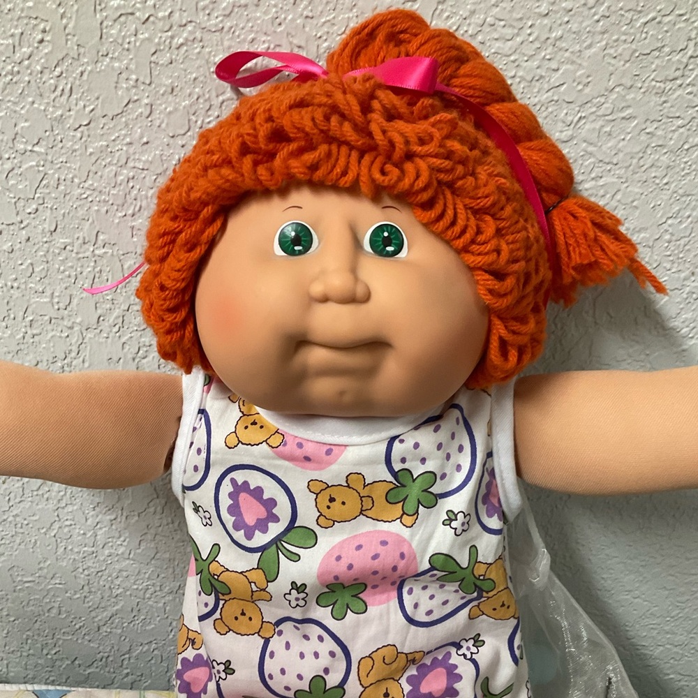 VERY RARE Vintage Cabbage Patch Kid Girl Red Poodle Pony P & R HM#16 1986